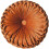 Rundes Samtkissen, orange, Heimdekoration 1