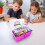 Σετ DIY χειροτεχνίας Tote Box για παιδιά, δημιουργικό κιτ δώρου με χώρους αποθήκευσης, 7