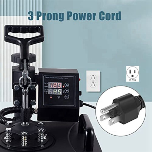 Heat Press Control Box Replacement Digital Panel Accessory Machine 1400W Temperature Controller 110V US Plug 2