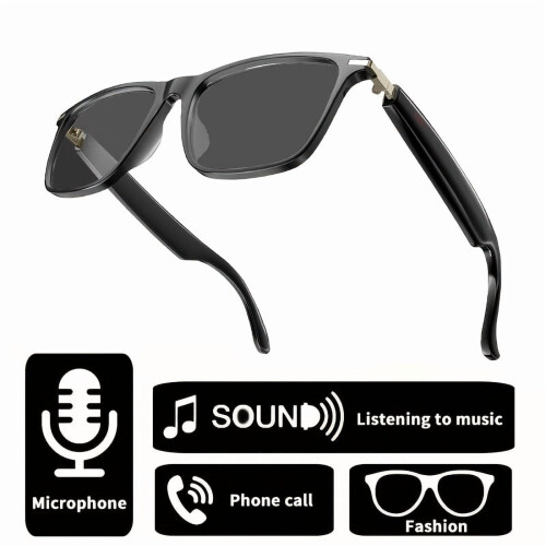 Έξυπνα ασύρματα γυαλιά 5.3: Κλήσεις Bluetooth, Μουσική, Ήχος HIFI, Επαναφορτιζόμενα,