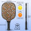 Σετ κουπιών Pickleball από fiberglass με λουλούδια και 2 μπάλες και τσάντα – Συμβατό με 4