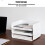 Paper Tray Desktop Organizer Rectangular Plastic 1 Pc 6