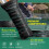 Σετ κουπιών Pickleball από fiberglass με λουλούδια και 2 μπάλες και τσάντα – Συμβατό με 3