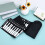 Teclado infantil sem marca com 49 teclas pesadas, piano roll confiável e ritmo ajustável. 4
