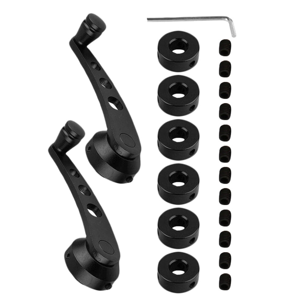 Ounona Aluminum Alloy Car Window Crank Handle, And Easy To Install, Fits Multiple Vehicle Models Black 9418476428234