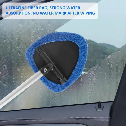 Blue Microfiber Windshield Cleaning Tool Pads – Compatible with Windshield Cleaning Tools 2
