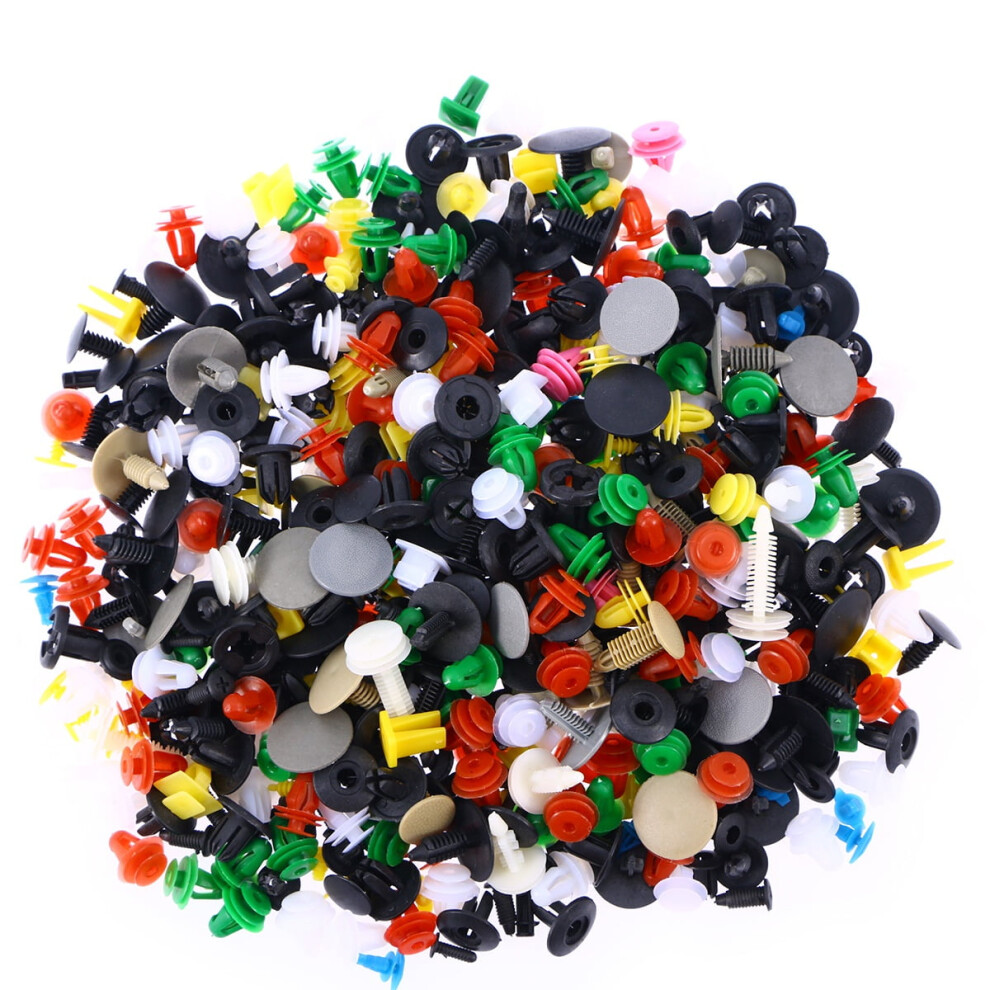 500Pcs Car Mixed Universal Door Trim Panel Clip Fasteners Auto Bumper Rivet Retainer Push Engine Fastener Clip 9418476428135