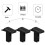 4 Pcs Telescopic Ladder Replacement Telescoping Ladders Switch The Black 5