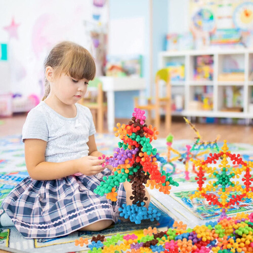 200 τεμάχια STEM Building Blocks για παιδιά 3+ ετών, Δίσκοι Ασφαλούς Αλληλοσύνδεσης – 2
