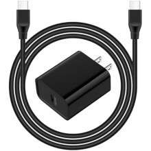 ZCFast 25W USB-C Wall Charger with 6ft Cable, compatible with Moto G Stylus 5G 2025/2024, G Power 2025/2023, G Play 2024/2023, Edge, Razr