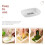 Garlic Grater1Pack for Kitchen Tool Gadgets in White Plastic and Stainless Steel 5
