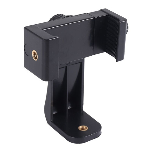 Phone Holder/Vertical and Horizontal Tripod Mount Adapter Rotatable Bracket with 1/4 Inch Screw Hole/Adjustable Clip 1