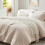 Beige Seersucker Comforter Set 7-Piece 1