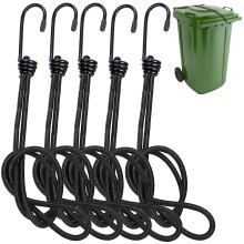 5 Wheelie Bin Locks UK, Tough Bin Locks Wheelie, No Drilling Wheelie Bin Clips Secure Contents From Spilling Stop Wind or Vandals Tipping Easy Fitting