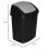Curver Curver Waste Bin with Swinging Lid, Black/Grey, 15 Litre 2