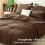 7-Pc Brown Full Comforter Set: Down Alternative Comforter, Sheets, Shams & Pillowcases 3