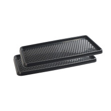 BranQ Home essential BranQ Plastic Shoe Rack, Anthracite, Polypropylene, Charcoal, 2-pcs