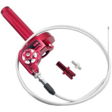 Puño del acelerador de aluminio CNC de 7/8 pulgadas con cable