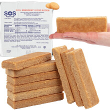SOS Food Labs 3600 Calorie Emergency Food Bar (3 pk) – 72-Hour Ration, 5-Yr Shelf Life, Ready-to-Eat, for Camping, Hiking, Disaster Prep