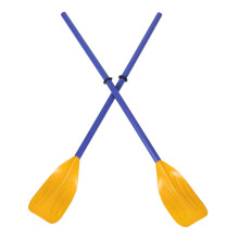 2 Pcs Inflatable Boat Accessories Paddle Travel Child
