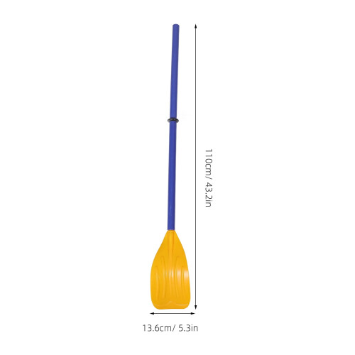 Boat Sport Paddle Boat Paddle Yellow ABS 2Pcs Kayaking Accessory 1
