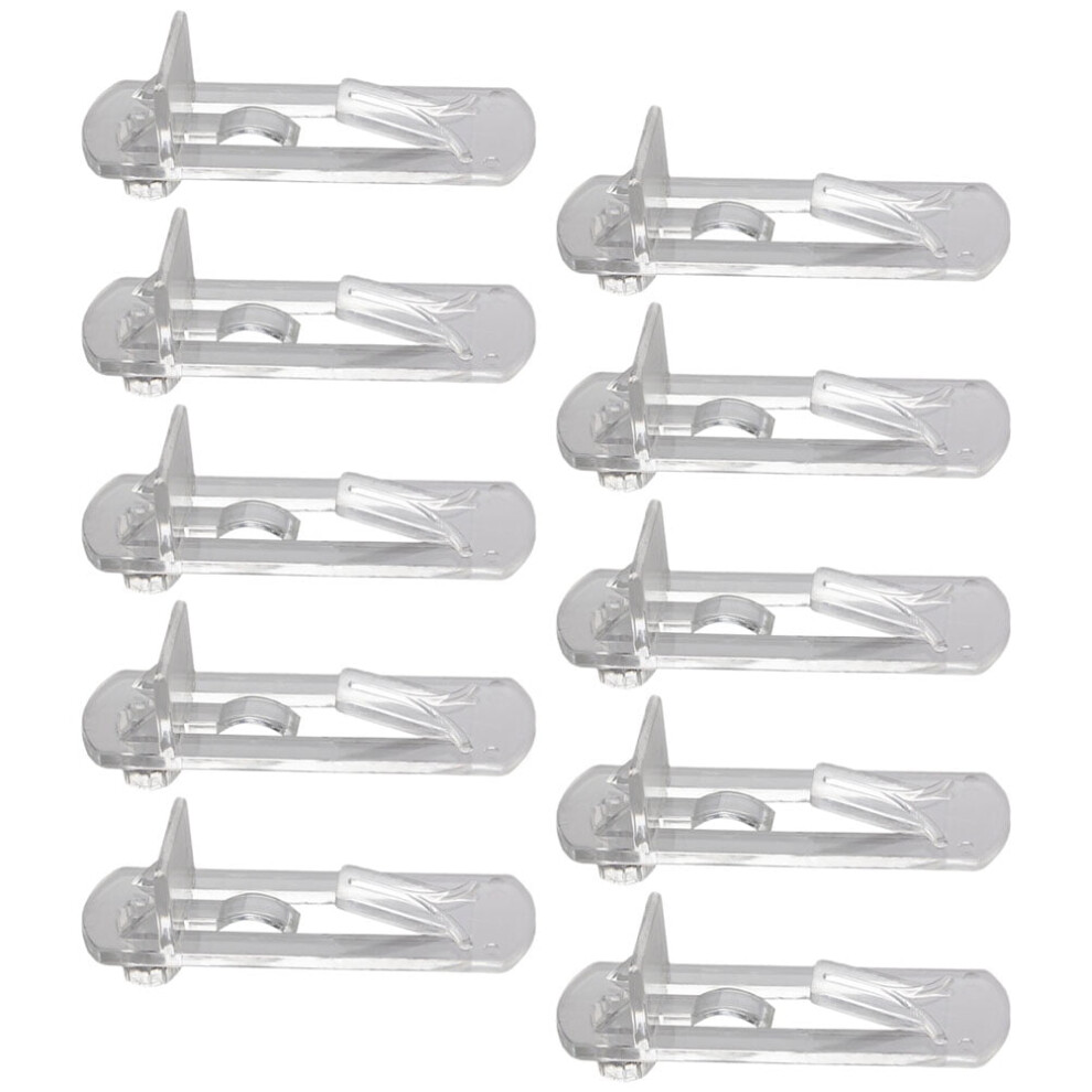 30 Pcs Transparent Plastic Shelf Support Pegs 9104899428479