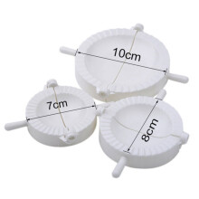 Dumpling Maker, Dumpling Mold Wraper Dough Cutter, Pie Gyoza Empanada Press Mold,Ravioli Dumpling Mould Pastry Tools,White,3PCS