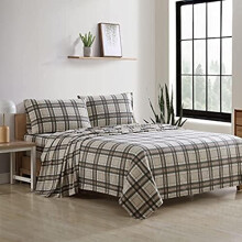 Cotton Flannel Bed Sheet Set Queen