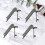 4 Pc Refrigerator Clips Shelf Brackets Wall Heavy Duty Silver 8