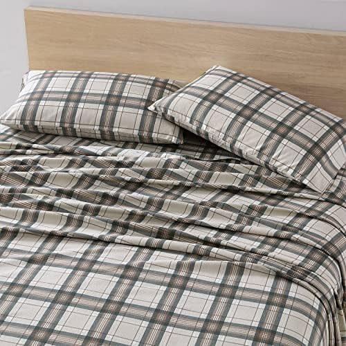 Cotton Flannel Bed Sheet Set Queen 2