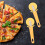 Pastry Roller Bread Slicer Pizza Pie Separator Tools Cutter Wheel Hole Punch Loaf Rotating 2 Pcs 3