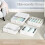 Plastic Underwear Organizer Drawer, 15-Compartment, Beige 3