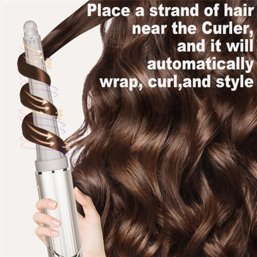 Long Curling Barrels Round Volumizing Brush for  FlexStyle Attachments Create Natural Classic and Textured Wave L 1