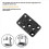 Insulation Block Base for  A1/A1  Hotend Mounting Heating Assembly Ceramic Zirconia Insulation Base 6