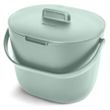 YourCasa Organic Kitchen Waste Bin, 3.6 L Compost Bin for Everyday Organic Waste Container, Dishwasher Safe, Odour-Proof with Strainer and Ergonomic