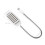 Lampada da lettura USB per computer portatile, lampada a collo d'oca flessibile per studenti, bianca 7