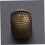 Brass thimble dark brown adjustable finger protector 1 piece 7