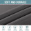 Grey Thermal Blackout Curtain Panel 100x108 in 4