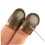 Brass thimble dark brown adjustable finger protector 1 piece 5