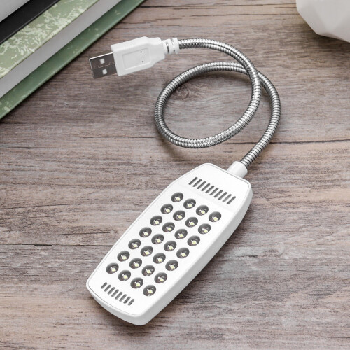 LED Lamp USB Computer Light Laptop Reading Lamp LED Reading Lamp Student White 2