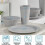 Newport plastic dinnerware set for 4 people 12-piece grey 2