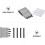 Tineasur1Set Pen Tips Holder Grey Storage Case Compatible with Surface Pro4 5Stylus Accessories 7