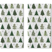Julgransdiskhanddukar, set om 2, 45x61 cm