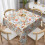 Fall Square Tablecloth 60 inch Polyester 1