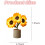Sunflower Lamp for Women 2 Pieces 5