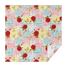 Toalha de mesa quadrada Pioneer Flower com estampa floral, impermeável, lavável e resistente a derramamentos, ideal para decoração de casa,