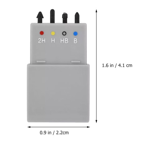 Tineasur1Set Pen Tips Holder Grey Storage Case Compatible with Surface Pro4 5Stylus Accessories 1