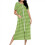 Women's plaid flannel robe with pockets, S-2XL 1
