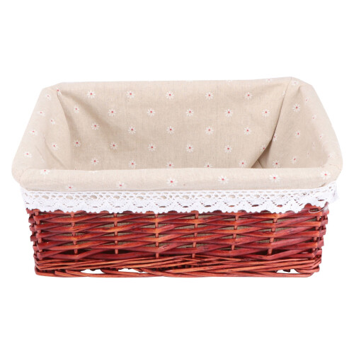 Wicker Rattan Storage Basket Floor Large Capacity 2