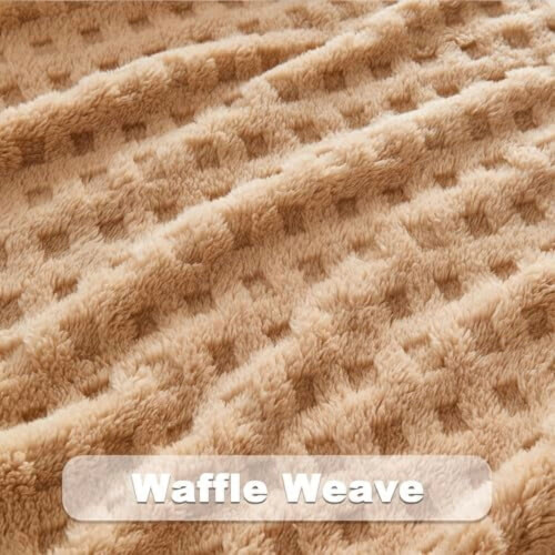Super Soft Flannel Throw Blanket Brown 2